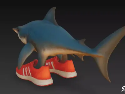 Martelero Martala - Italian BrainRot Low-poly 3D model