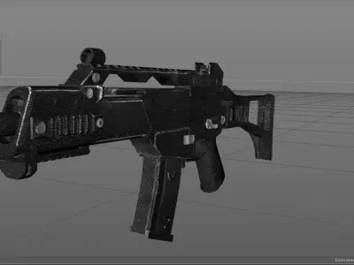 G36C FR Free 3D model