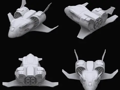 Gundam Zeon Space military Collection 3D model