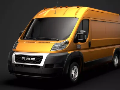 Ram Promaster Cargo 2500 HR 159WB 2020 3D model