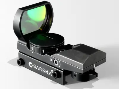 Barska Red Dot Sight Low-poly 3D model