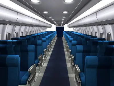 Interior plane 3 3D model