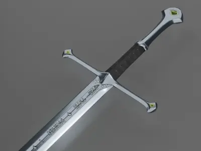 The Anduril Sword 3D model