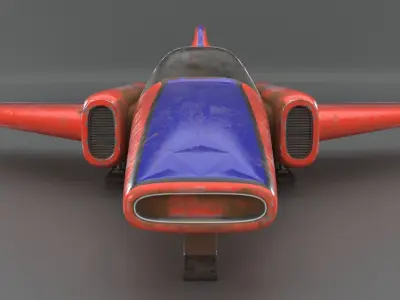 Plane speed racer 3D model