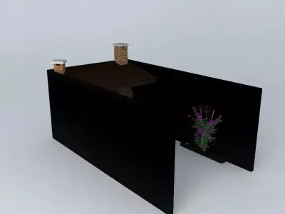 barbecue barbecue area Free 3D model