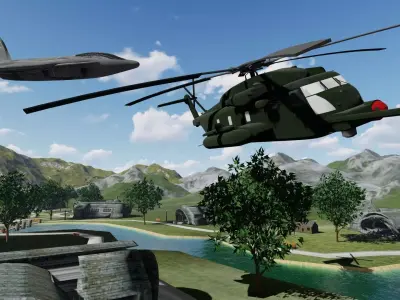 Battle Scene 3D model