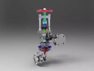 Feed Check Valve Assembly 3D model