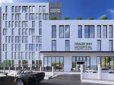  Modern Hospital Building Multi-Format 3D model