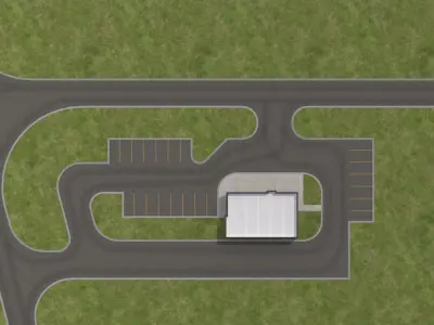 Commercial Building-001 3D model