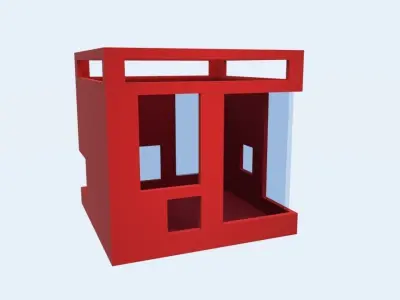 Fancy Aquarium Low-poly 3D model