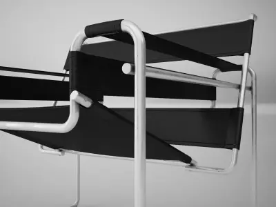 Knoll Wassily Chair 01 Free 3D model