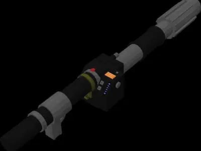 Ghostbuster Proton Pack and Proton Gun 3D model