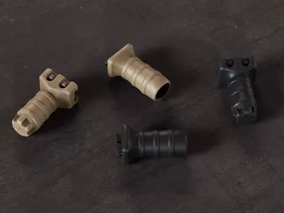 Tango Down vertical grip Low-poly 3D model