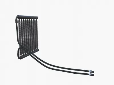 Tractor Oil Cooler 3D model