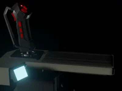 Sci-Fi Pilot-Command Chair 3D model