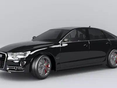 AUDI RS6 Low-poly 3D model