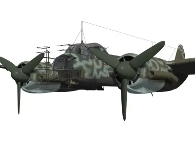 Junkers Ju 88 A-6 3D model