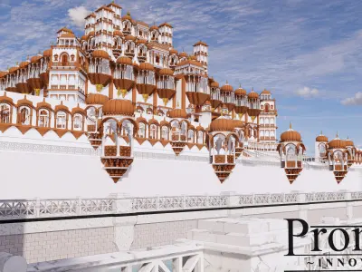 indian jharokha palace 3D model