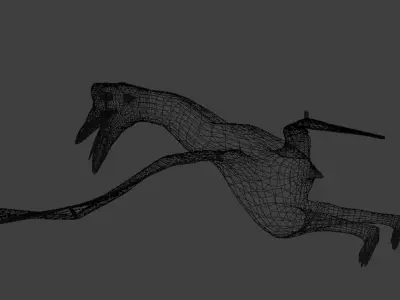 Quetzalcoatlus Simple Quetzalcoatlus rigged 3D model