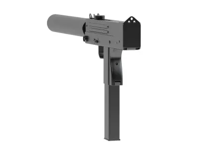 MAC-11 Machine Pistol 3D model