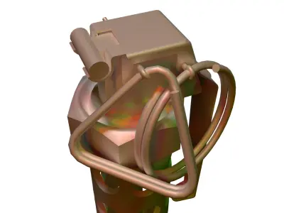 Stun Grenade Game Ready Free Low-Poly Low-poly 3D model