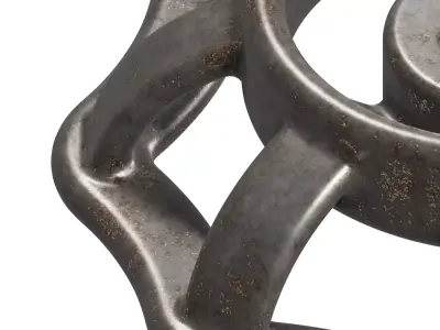 Rusty Valve Handle Wheel 3D model