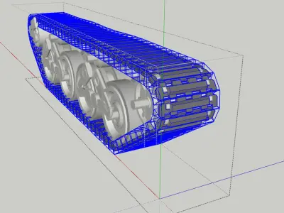 Strv-103 armoured vehicle Low-poly 3D model