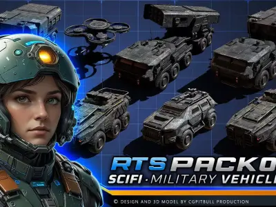 RTS - PACk02 Low-poly 3D model