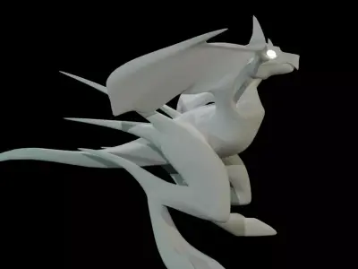 Bird Dragon MEDIUM Low-poly 3D model