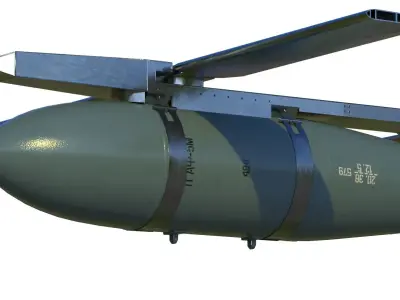 UMPK FAB 500 guided bomb 3D model