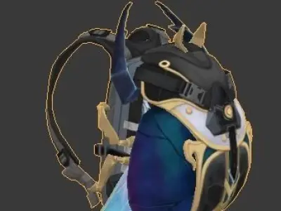 Pubg General Beetle and Insect Queen Low-poly 3D model