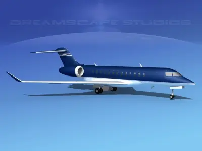 Global Express 6000 V07 3D model