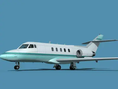 British Aerospace 125 Dominie V15 3D model