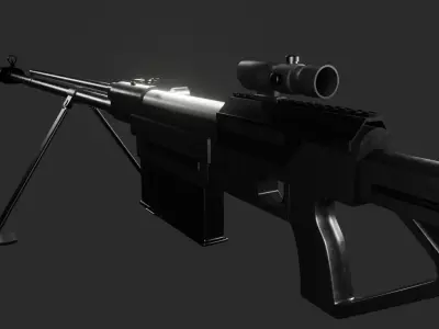 PTRS-41 Modified Free 3D model