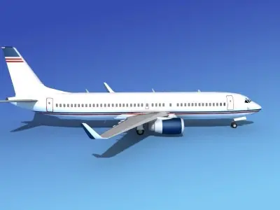 Boeing 737-800E Corporate 4 3D model