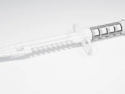 M9 Bayonet Free low-poly 3D model