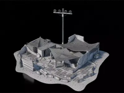 Warzone - Makeshift Storage 3D model