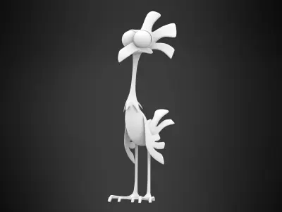 Spot Chicken Low-poly 3D model