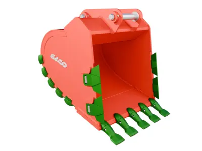 ESCO SXDP Construction Buckets for Hydraulic Excavators Low-poly 3D model