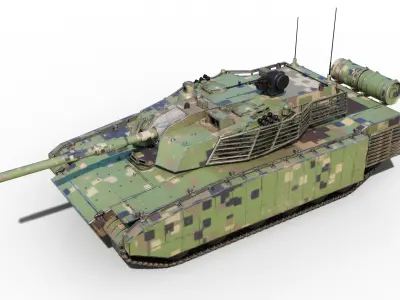 4 coatings of NORINCO GROUP VT5 VT-5 Light Tank Low-poly 3D model