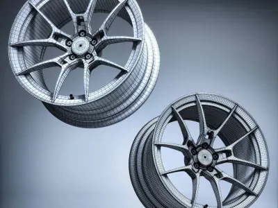 RAYS VOLK RACING G025 Low-poly 3D model