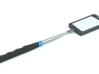 Garage LED Inspection Mirror 3D model