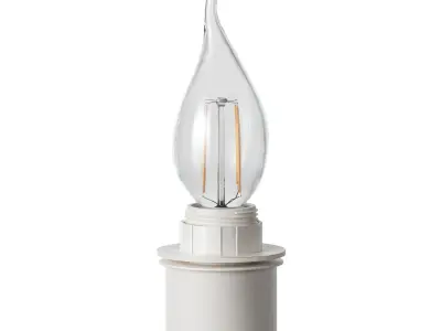 Bulb Set LED Halogen E14 3D model