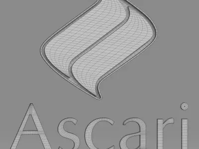 ascari logo 3D model