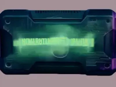 Sci-Fi Biohazard Containment Case Low-poly 3D model