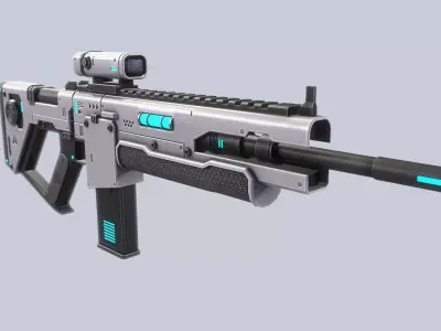 Scifi weapon collection 3D Model Pack