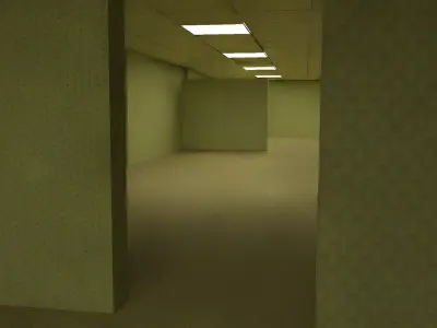 Backrooms Found footage - Kit 3D model