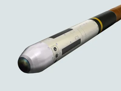 FZ275 Laser Guided Rocket 3D model