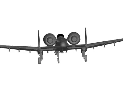 Fairchild A-10 Thunderbolt II 3D model