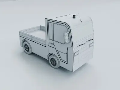 Airport Tow Tractor  3D model